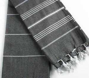 Dobby 100x180cm Turkish Yarn Dyed Striped 100%Cotton Beach <b>Towel</b> Double Side Needle Fringes Light Weight Compressed for - Product Image 2