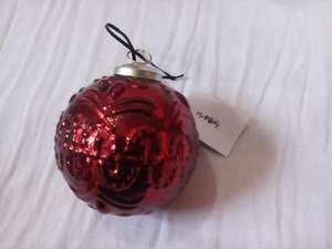 Boules suspendues d'intérieur de Noël en verre - Product Image 3