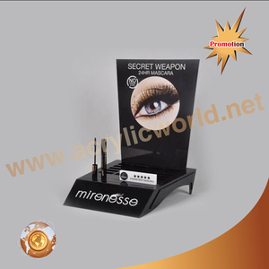 Présentoir acrylique adapté aux besoins du client de magasin de cosmétiques de beauté de bijoux personnalisés présentoir de cils compteur d'affichage cosmétique - Product Image 4