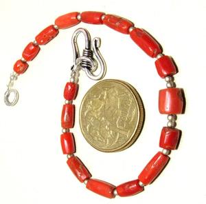 Collier de pierres précieuses en forme de tube de corail italien Fabrication de bijoux de qualité étonnante naturelle - Product Image 4