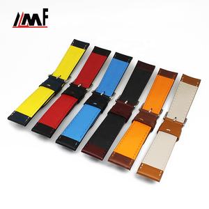 Correa de Reloj Deportiva Transpirable de Cuero Italiano Curtido Vegetal de 18MM/20MM con Orificios, de Buena Calidad y Ecológica - Product Image 4