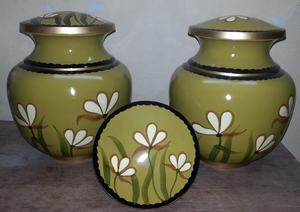 Urnas funerarias de tendencia, urna de cremación de Metal sólido para mantener cenizas humanas hechas a mano, urnas de recuerdo a pedido - Product Image 2