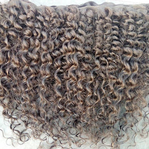 Vente en gros d'extensions de cheveux brésiliens vierges 100% indiens Dubai matière première Double Machine Kinky pour Lace Frontal Bundle perruque 28 pouces - Product Image 4