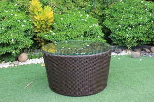 Juego de sofá de exterior de mimbre PE con marco de aluminio de estilo moderno, muebles de ratán polivinílico para jardín, sala de estar, Villa, Hotel, estilo de ocio - Product Image 5