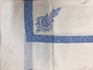 Real <b>Pashmina</b> Wool Turma Mussar Hand Embroidered <b>Scarf</b> Omani Qatari - Product Image 5