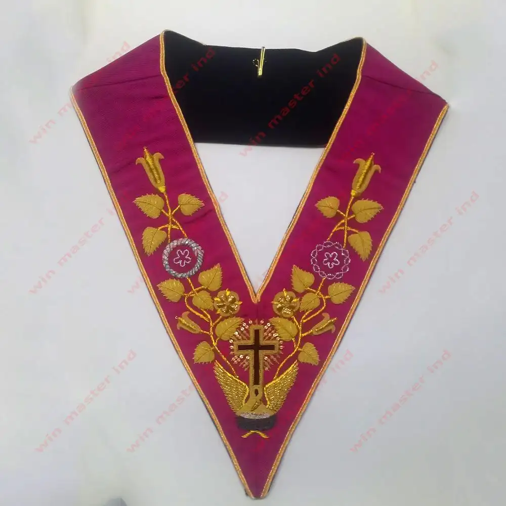 Kesatria Masonik TEMPLAR ROSE CROIX Kerah 18 Derajat