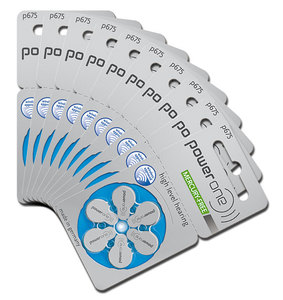 Hot bán điện một máy trợ thính kích thước pin 675 1.4V kẽm không khí <span class=keywords><strong>HG</strong></span> miễn phí thủy ngân màu xanh cho CIC BTE ric loại - Product Image 3