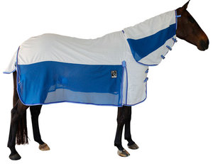 Couverture pour cheval hybride en coton respirante, combinaison stable et d'extérieur, légère, protection toutes saisons - Product Image 6