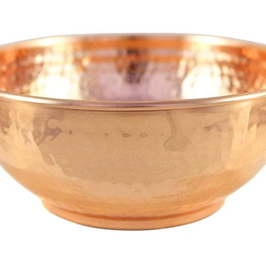 ชามสำเร็จรูปทองแดงขัดอาหารอินเดีย Eaching ทองแดงการออกแบบชามเสิร์ฟชามของหวาน - Product Image 1