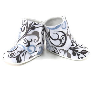 CPSC-Botines de algodón orgánico puro para bebé, zapatillas de bebé personalizadas, venta al por mayor - Product Image 1