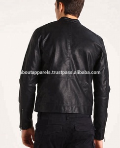 Chaqueta de piel de oveja auténtica para hombre, abrigo de cuero para motocicleta, ropa deportiva para invierno, venta al por mayor, nuevo diseño barato - Product Image 3