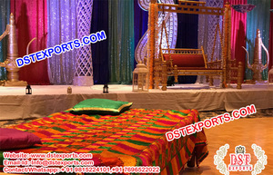 पंजाबी शादी Phulkari मीठा बॉक्स विवाह शादी की सजावट के लिए आभूषण बॉक्स पंजाबी थीम पारंपरिक शादी प्यारी - Product Image 5