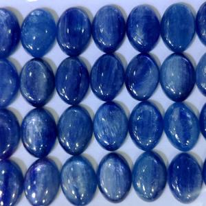 Worry Pierre Kyanite Naturelle Pouce Pierre Gemme Cabochon Lâche - Product Image 1