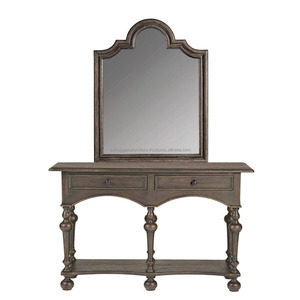 Conjunto de dormitorio de madera mueble francés Vintage rústico - Product Image 5