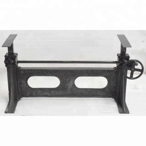 Jambe de table élévatrice à main en fonte américaine antique Design industriel unique pour café Restaurant Banquet Conférence Home Dining - Product Image 2