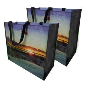 PP Woven Shopping <b>Bag</b> Customized Size & Color U-<b>Piping</b> Construction Folding Style ISO Certified Made in Vietnam Best Selling New - Product Image 1