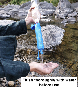 Pailles filtrantes à eau en plastique personnalisées de Taïwan, à activation manuelle, à charbon actif – Filtration portable en trois étapes, élimine les bactéries, sûres - Product Image 3