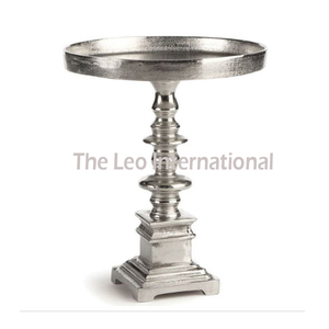 Support à gâteau et plateau de service en métal aluminium, parfait pour les mariages, les occasions spéciales, support à dessert, qualité alimentaire - Product Image 1