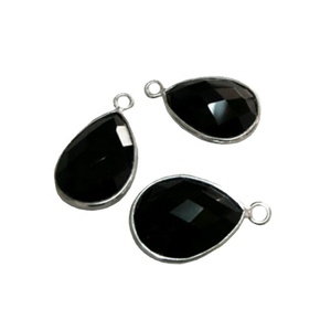 Connecteur de pierres précieuses OEM avec sertissage en argent sterling, apprêts de bijouterie Sejal Creations SGCT 10 - Product Image 1
