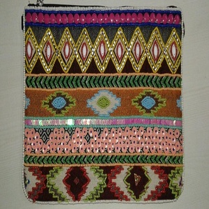 Estilo bohemio indio hecho a mano con cuentas diseñador embrague bandolera mujer elegante Boho noche compras fiesta bolsos de hombro - Product Image 2