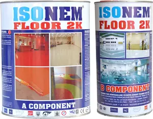 ISONEM EPOXYフロア、無溶剤高品質コーティング、滑り止め、引っかき傷耐性、ゼロVOC