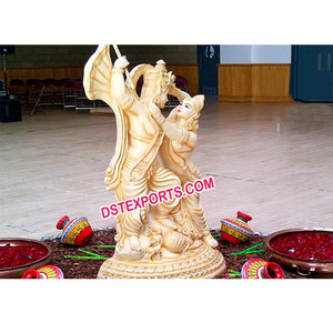 Décoration de foyer de mariage indien Radha Krishan Statue en fibre de verre Couleur et taille personnalisées Durable DSTEXPORTS Fabricant USA - Product Image 1