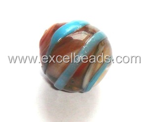 Lampe indienne travail perles de verre blanc rouge argent vert perles de rocaille pour collier à faire soi-même décorations pour la fabrication de bijoux fantaisie - Product Image 4