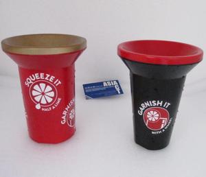 Seaux à cracher à double poignée Seaux à glace en plastique Cracheurs de dégustation de vins occidentaux - Product Image 2