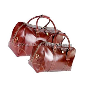 กระเป๋าโท้ทเดินทางหนังใบใหญ่แฟชั่นสำหรับผู้หญิงและผู้ชาย - Product Image 1