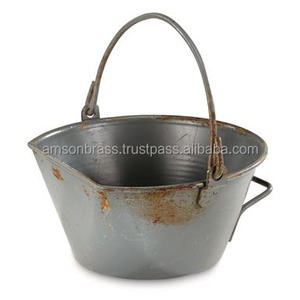 Manufacturer Galvanized Iron Fireplace Storage Bucket Ancient <b>Coal</b> Hod Hot Selling Scuttle for Fireplace - Product Image 1