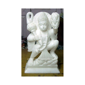 Statue hanman en cristal blanc, seigneur hanman - Product Image 1