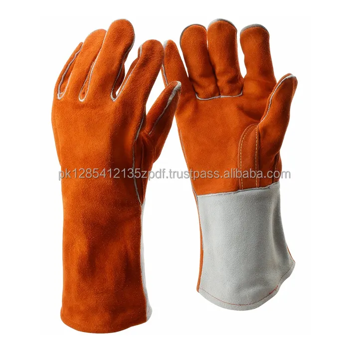Good Quality China Leather Welding Gloves For Men Use