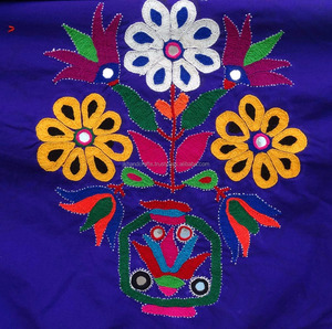 Banjara Hand Crafted Indian Vintage Beaded Falda bordada a mano - Product Image 3