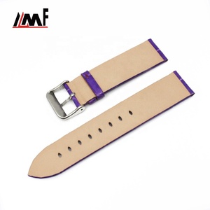 Correas de Reloj de Piel de Cocodrilo Morada Exótica de Alta Gama, Brillantes, en Varios Tamaños, con Hebilla de Acero Inoxidable y 2 mm de Grosor - Product Image 2