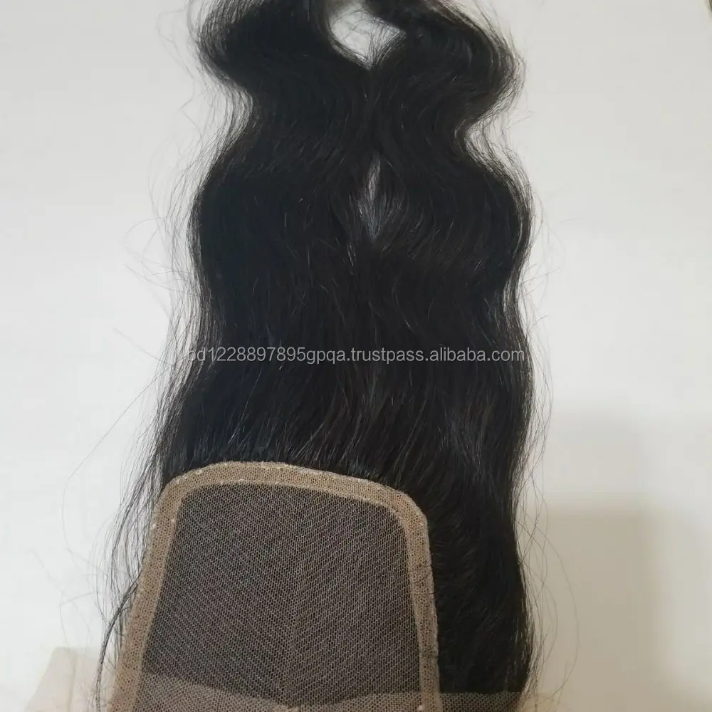 Perruque lace closure wig indienne — cheveux vierges, 10A, cheveux bruts, haute qualité, vente au détail, états-unis