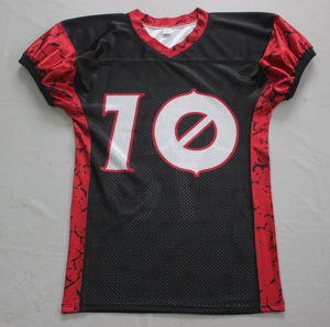 เสื้อฟุตบอลอเมริกันแบบกำหนดเองชุดยูนิฟอร์มฟุตบอลราคาถูกระบายอากาศล่าสุด - Product Image 2