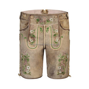 ชุดบาวาเรีย2022สำหรับผู้ชาย, เสื้อผ้าแฟชั่นสไตล์เยอรมันสวมใส่ป้องกันรอยยับ Oktoberfest lederhosen ปักไซส์ใหญ่พิเศษ - Product Image 1