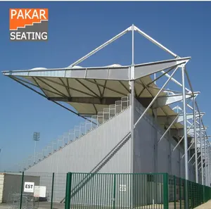 Structure de couverture de toit pour gradins de stade de sport - Product Image 1