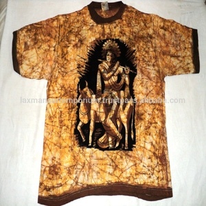 Camisetas con estampado de dioses Camisetas con estampado de Mantra hindú Camisetas con estampado bohemio Camisetas con estampado de dioses indios Camisetas con estampado a mano - Product Image 2