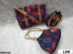 Sac à main vintage brodé or ethnique indien Boho, sac à main en coton pour dames hippie, pochette à la main, potli d'épaule indien - Product Image 2