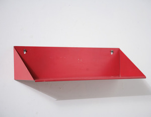 Estantería de Metal roja montada en la pared - Product Image 1