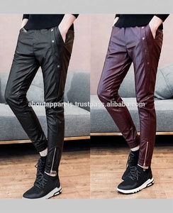 Nouveau pantalons en cuir de mouton et d'agneau pour hommes, livraison gratuite, vente en gros, sur mesure, pour baggy - Product Image 6