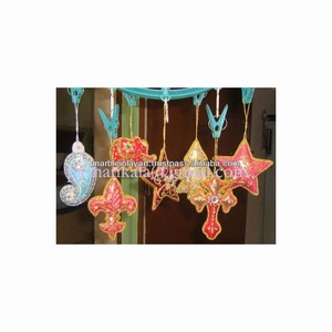 Beaded Embroidery Christmas <b>Tree</b> <b>Ornaments</b> - Product Image 1
