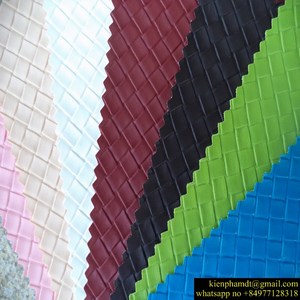 Cuir synthétique PVC, échantillon gratuit 30 cm, cuir artificiel imperméable pour sac et bagages, cuir éponge PVC - Product Image 5