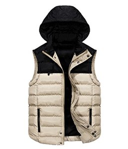 Men's Winter Quilted Jacket <b>Zipper</b> Waterproof Eco-Friendly Plus Size Sheep Fur Hooded Casual Fashion Design Hot Sale for - Product Image 2