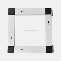 Réglable Carré Blanc Appareil Rouleaux De Roue Chariot à Roues pour une manipulation Facile de tout appareil ménager jusqu'à 70cm
