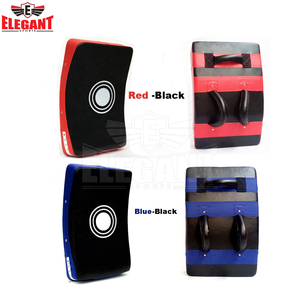 Durable Kick Shield Training Boxing Muay Thai Curve Pads con bolsa de boxeo para lucha MMA hecha de PU y cuero - Product Image 2
