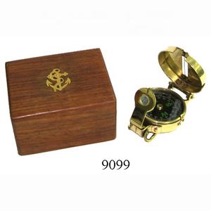 Brújula artesanal india de último diseño en caja de madera, productos de regalo más vendidos de India a bajo precio - Product Image 1