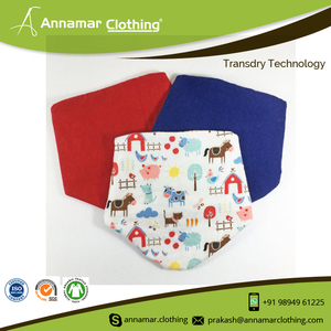 Bavoir imperméable 100% coton biologique, pour bébé, Bandana, nouveau motif, personnalisé, vente en gros - Product Image 4