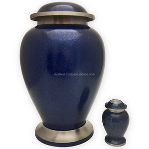 Urnas de cremación de latón de diseño único para cenizas Urnas de cremación de latón de color dorado y marrón hechas a mano para cenizas - Product Image 6